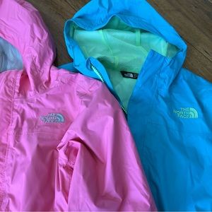 Girls North Face Raincoats